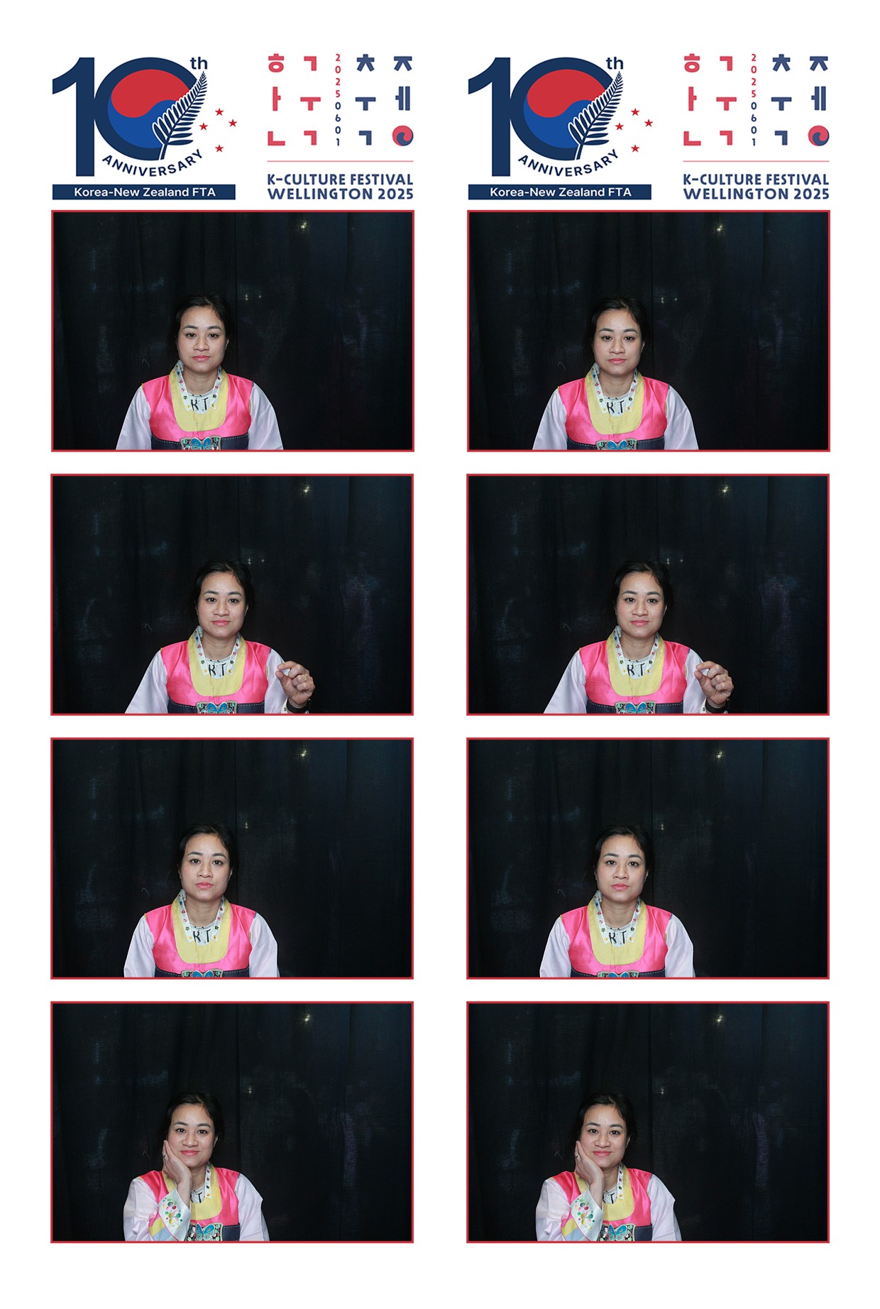 K-Culture Festival 2025 - Booth 2 | View more photos from the event at wgtngallery.classicphotobooths.co.nz/u/wgtncpbgallery/K-Culture-Festival-2025-Booth-2