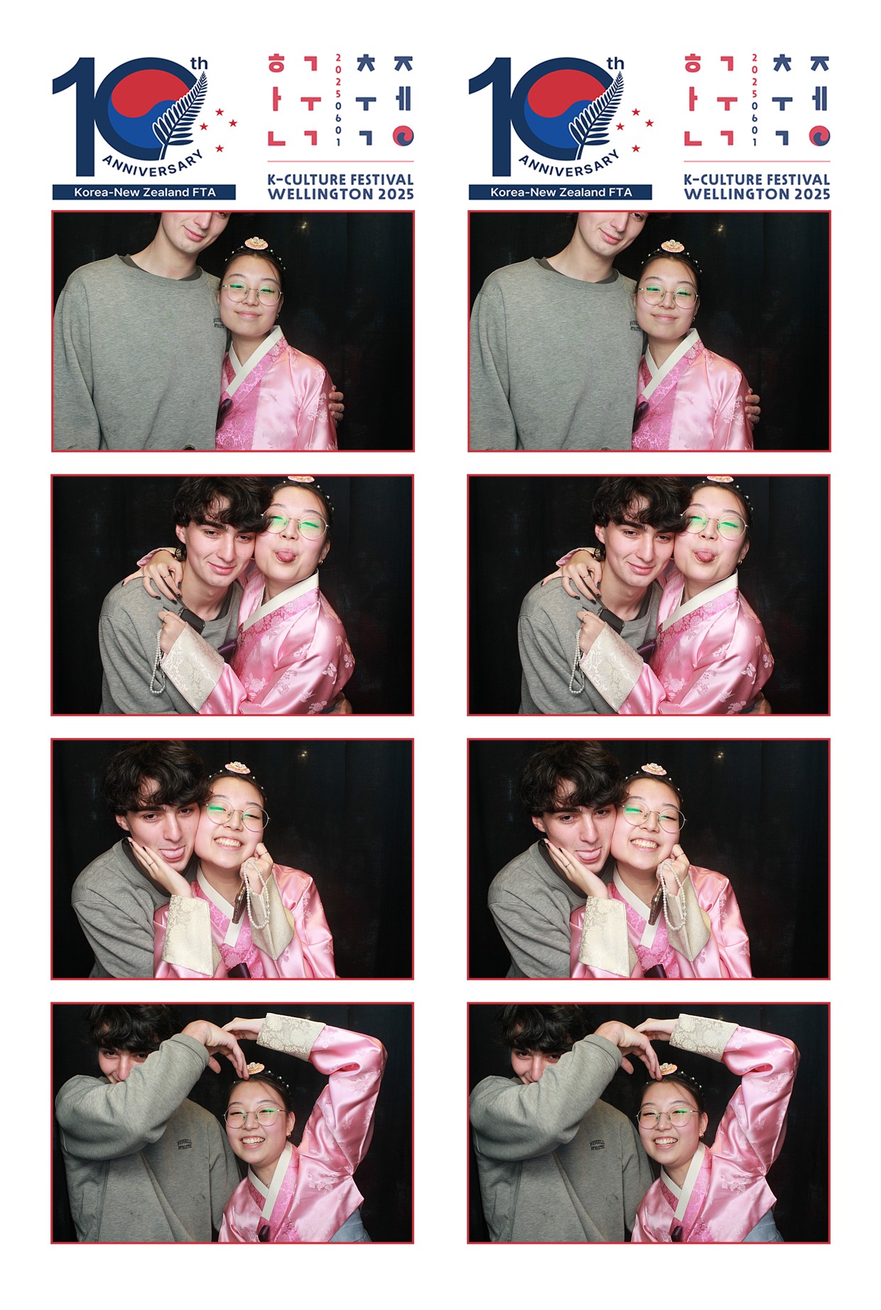 K-Culture Festival 2025 - Booth 2 | View more photos from the event at wgtngallery.classicphotobooths.co.nz/u/wgtncpbgallery/K-Culture-Festival-2025-Booth-2