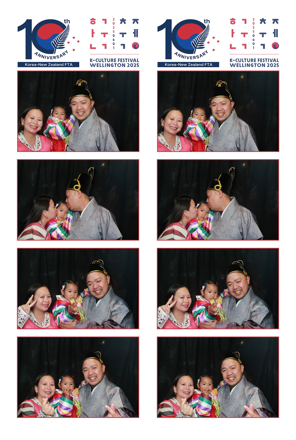 K-Culture Festival 2025 - Booth 2 | View more photos from the event at wgtngallery.classicphotobooths.co.nz/u/wgtncpbgallery/K-Culture-Festival-2025-Booth-2