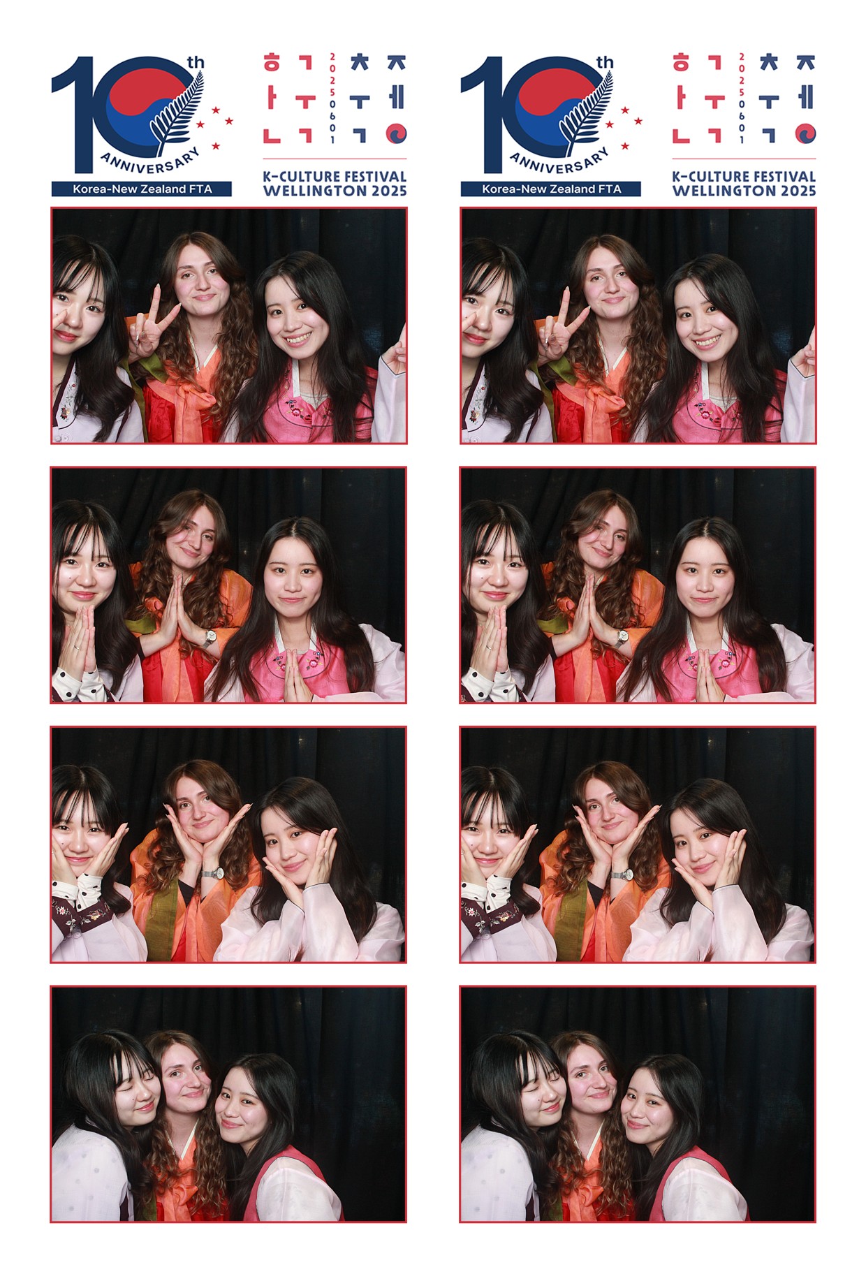 K-Culture Festival 2025 - Booth 2 | View more photos from the event at wgtngallery.classicphotobooths.co.nz/u/wgtncpbgallery/K-Culture-Festival-2025-Booth-2