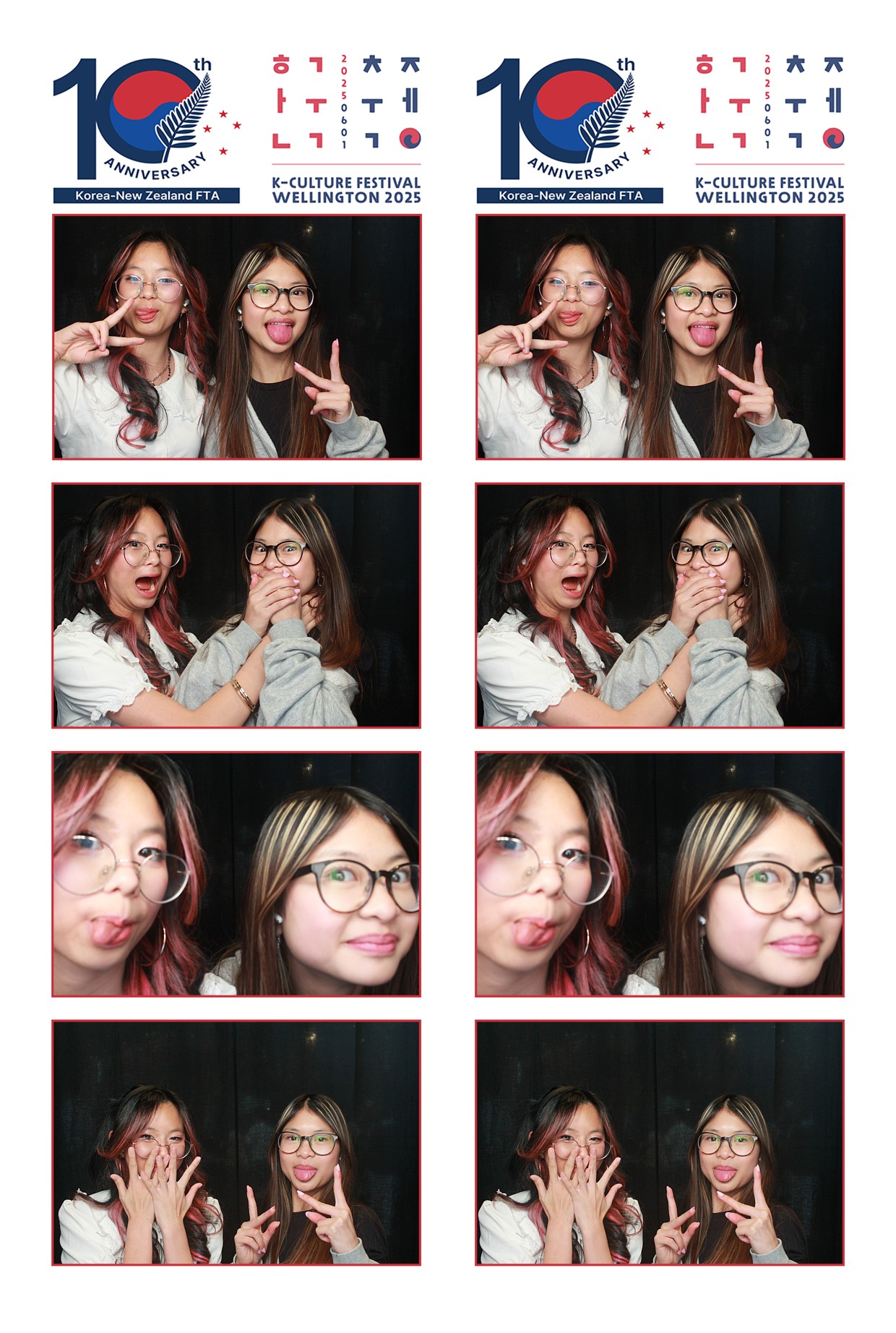 K-Culture Festival 2025 - Booth 2 | View more photos from the event at wgtngallery.classicphotobooths.co.nz/u/wgtncpbgallery/K-Culture-Festival-2025-Booth-2