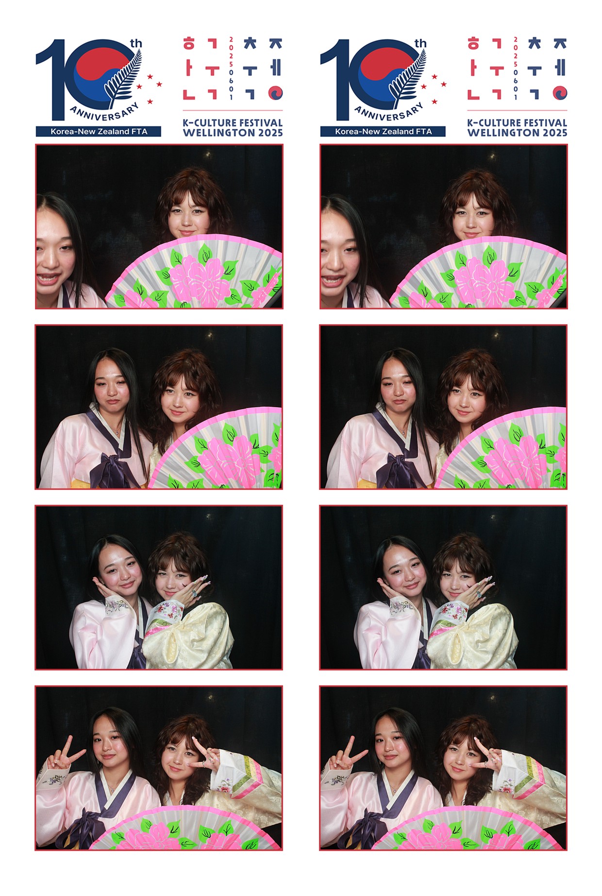 K-Culture Festival 2025 - Booth 2 | View more photos from the event at wgtngallery.classicphotobooths.co.nz/u/wgtncpbgallery/K-Culture-Festival-2025-Booth-2