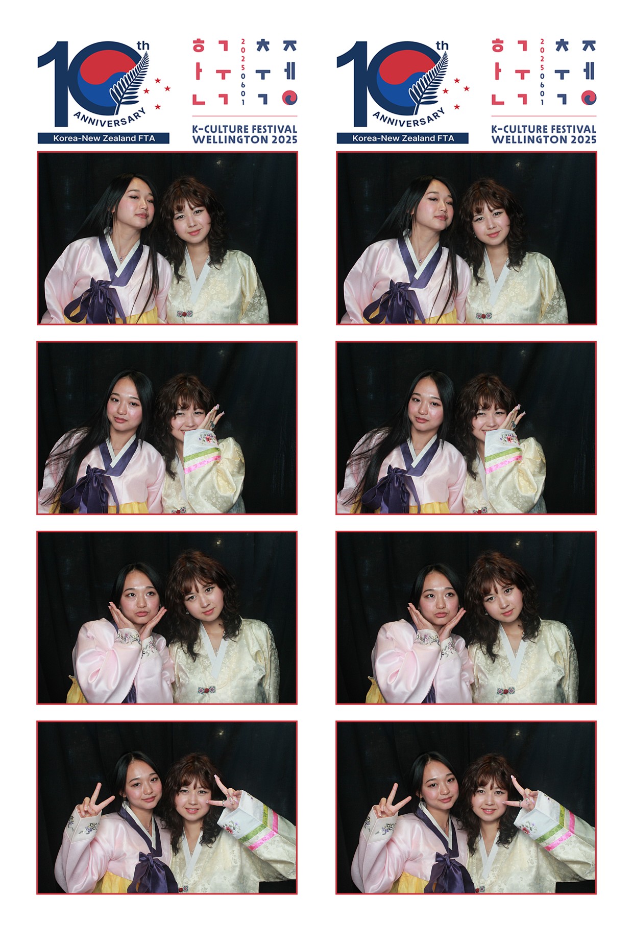 K-Culture Festival 2025 - Booth 2 | View more photos from the event at wgtngallery.classicphotobooths.co.nz/u/wgtncpbgallery/K-Culture-Festival-2025-Booth-2