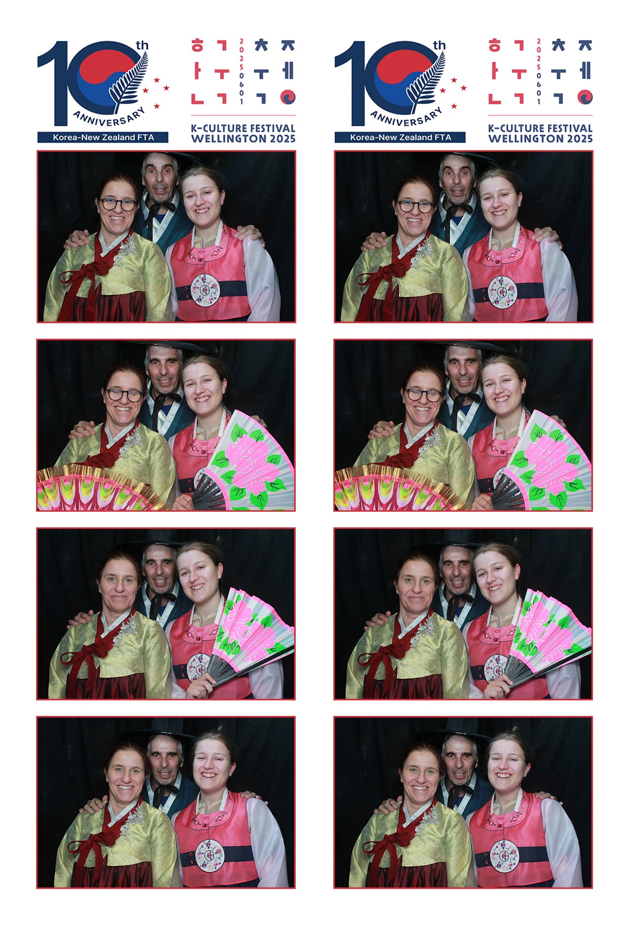 K-Culture Festival 2025 - Booth 2 | View more photos from the event at wgtngallery.classicphotobooths.co.nz/u/wgtncpbgallery/K-Culture-Festival-2025-Booth-2