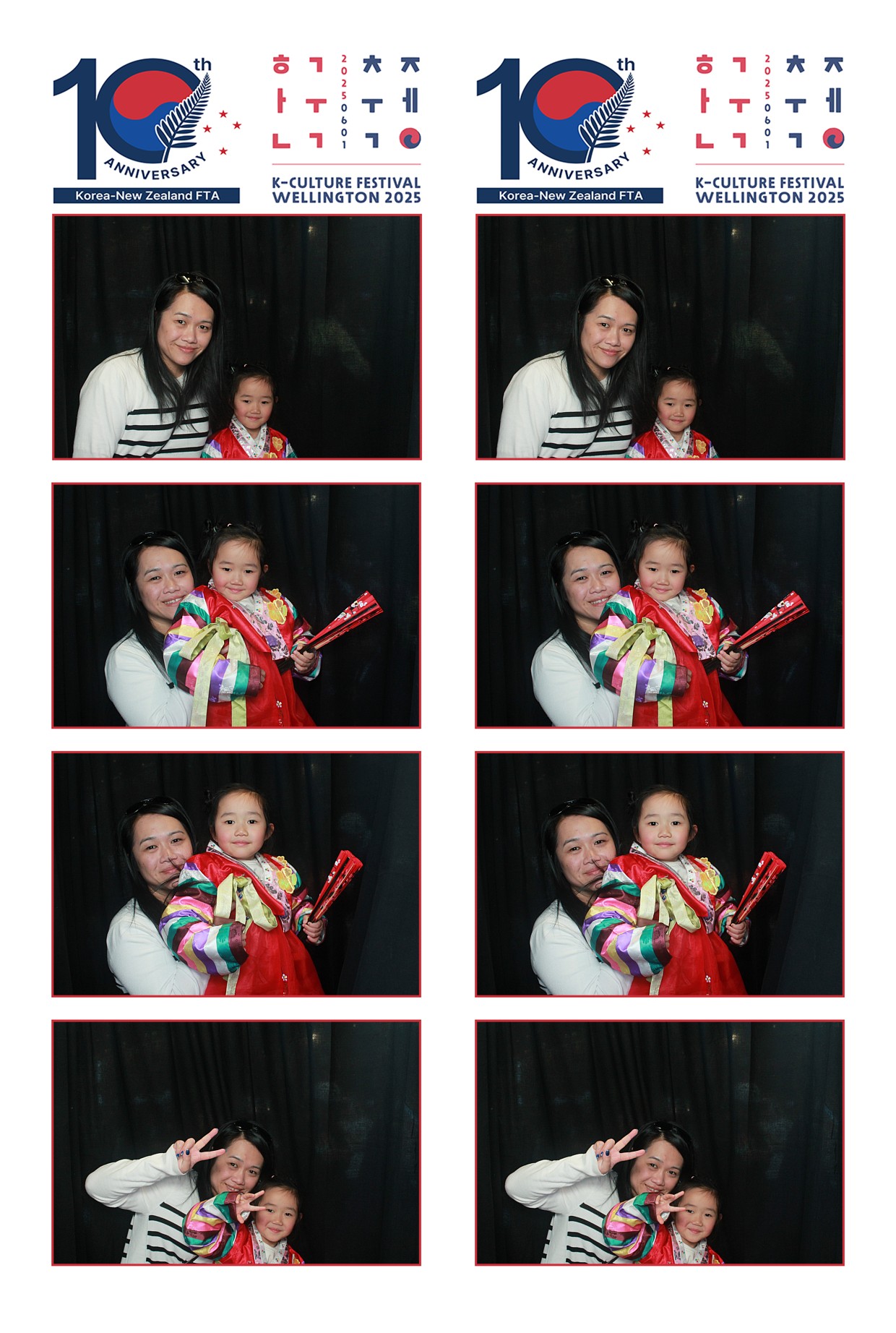 K-Culture Festival 2025 - Booth 2 | View more photos from the event at wgtngallery.classicphotobooths.co.nz/u/wgtncpbgallery/K-Culture-Festival-2025-Booth-2