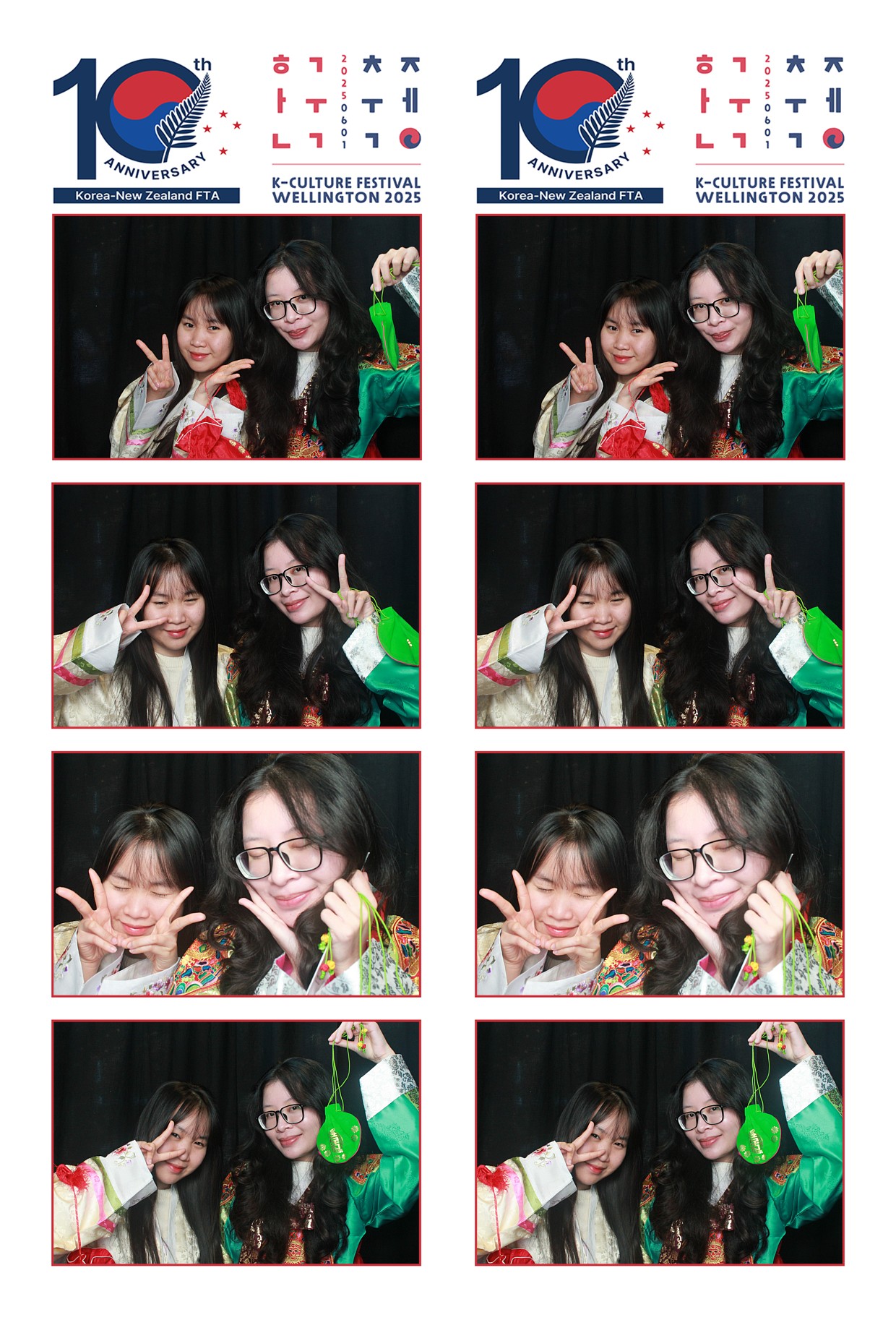 K-Culture Festival 2025 - Booth 2 | View more photos from the event at wgtngallery.classicphotobooths.co.nz/u/wgtncpbgallery/K-Culture-Festival-2025-Booth-2