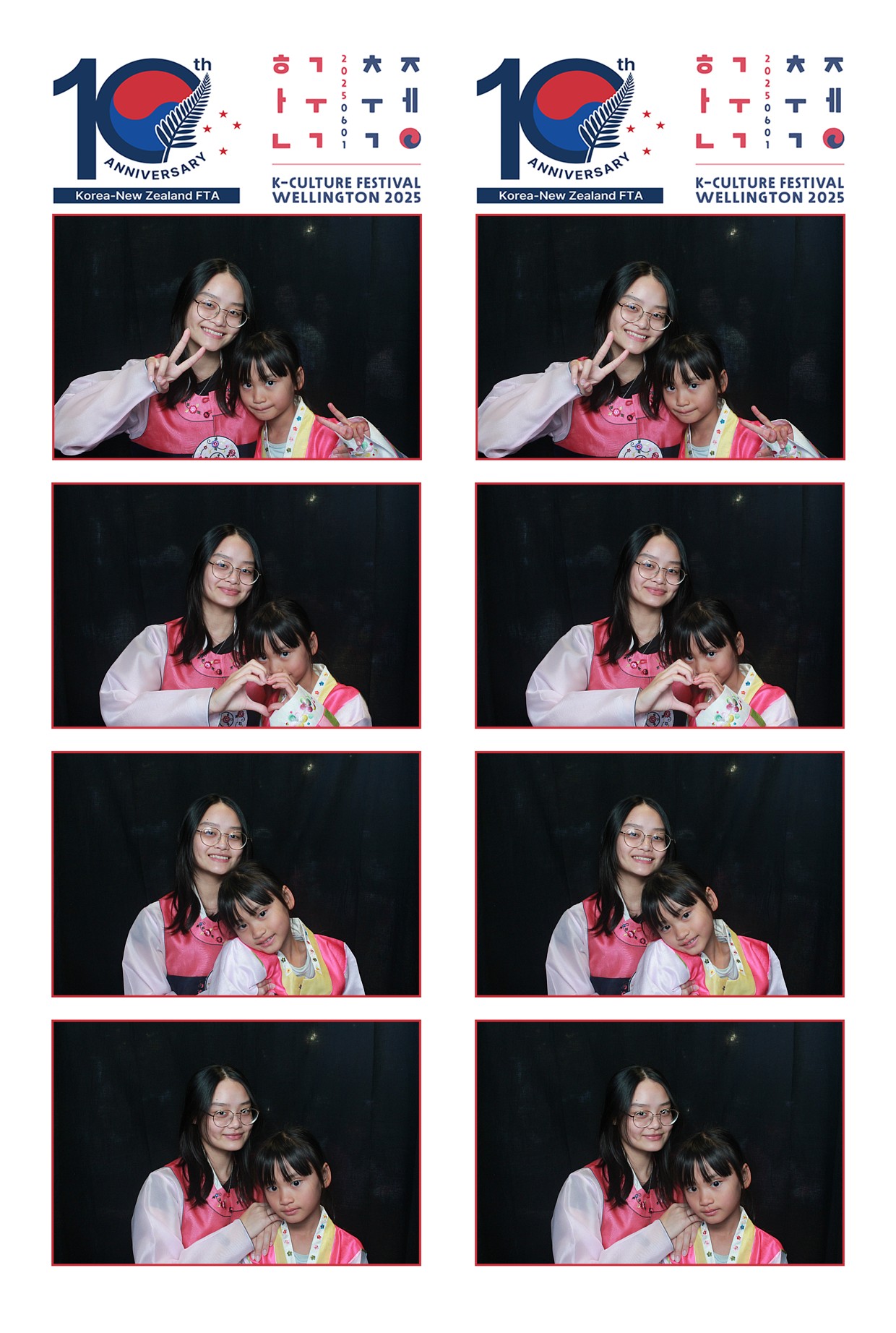 K-Culture Festival 2025 - Booth 2 | View more photos from the event at wgtngallery.classicphotobooths.co.nz/u/wgtncpbgallery/K-Culture-Festival-2025-Booth-2