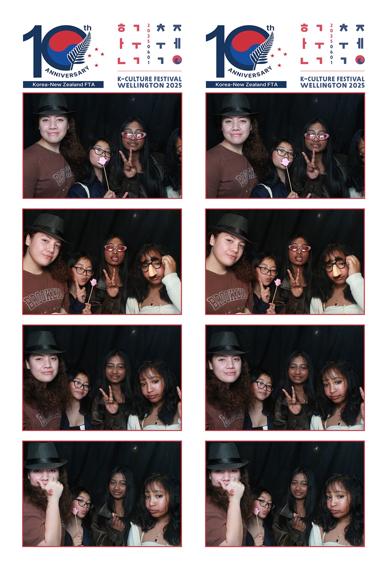 K-Culture Festival 2025 - Booth 2 | View more photos from the event at wgtngallery.classicphotobooths.co.nz/u/wgtncpbgallery/K-Culture-Festival-2025-Booth-2