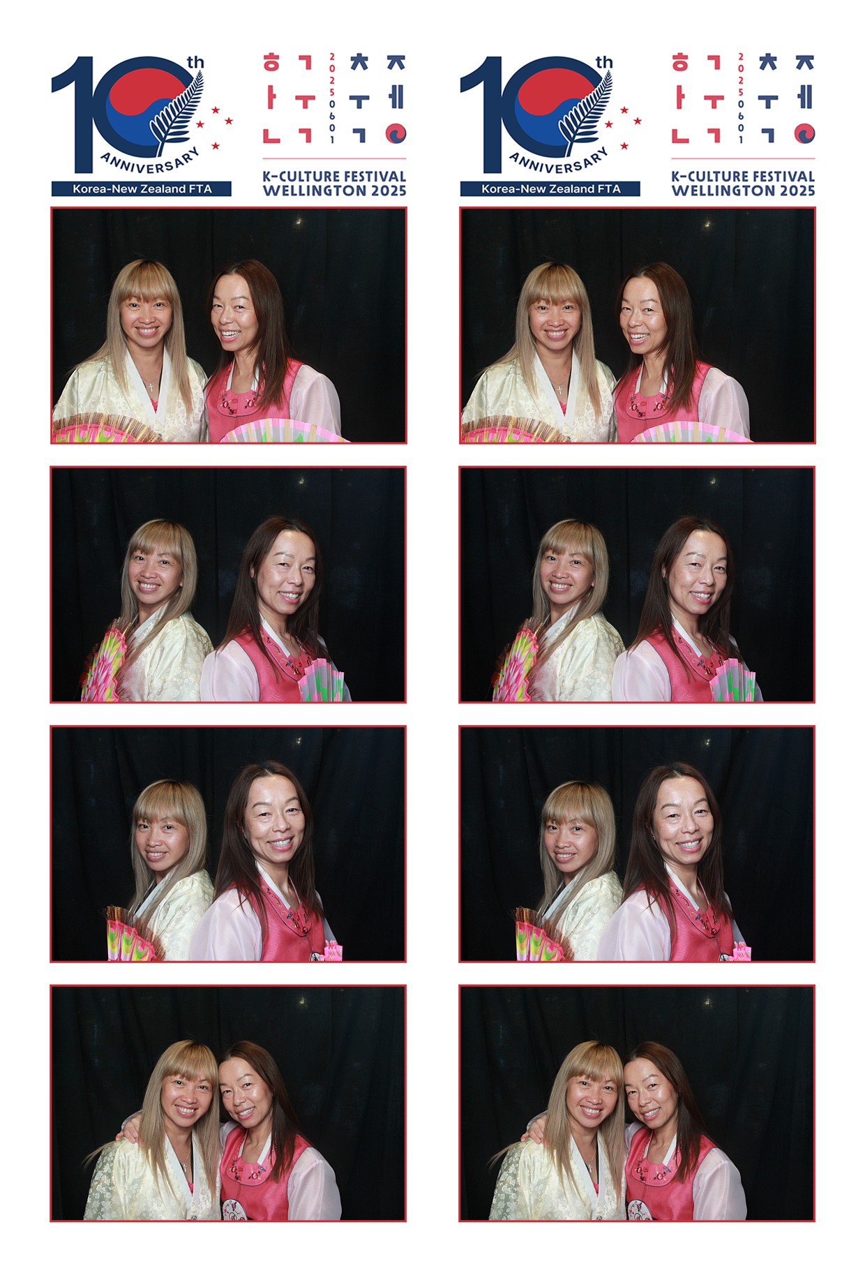 K-Culture Festival 2025 - Booth 2 | View more photos from the event at wgtngallery.classicphotobooths.co.nz/u/wgtncpbgallery/K-Culture-Festival-2025-Booth-2