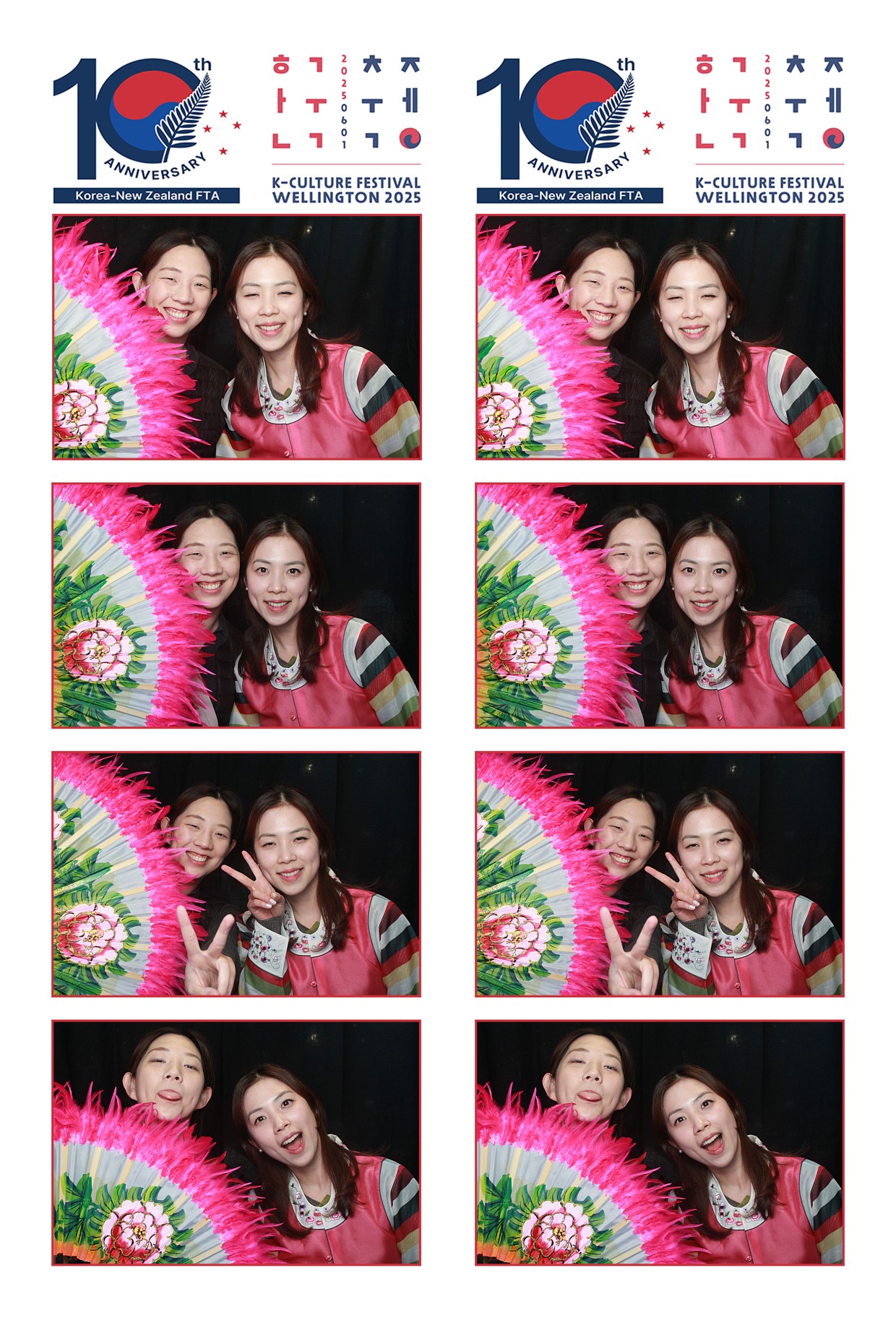 K-Culture Festival 2025 - Booth 2 | View more photos from the event at wgtngallery.classicphotobooths.co.nz/u/wgtncpbgallery/K-Culture-Festival-2025-Booth-2