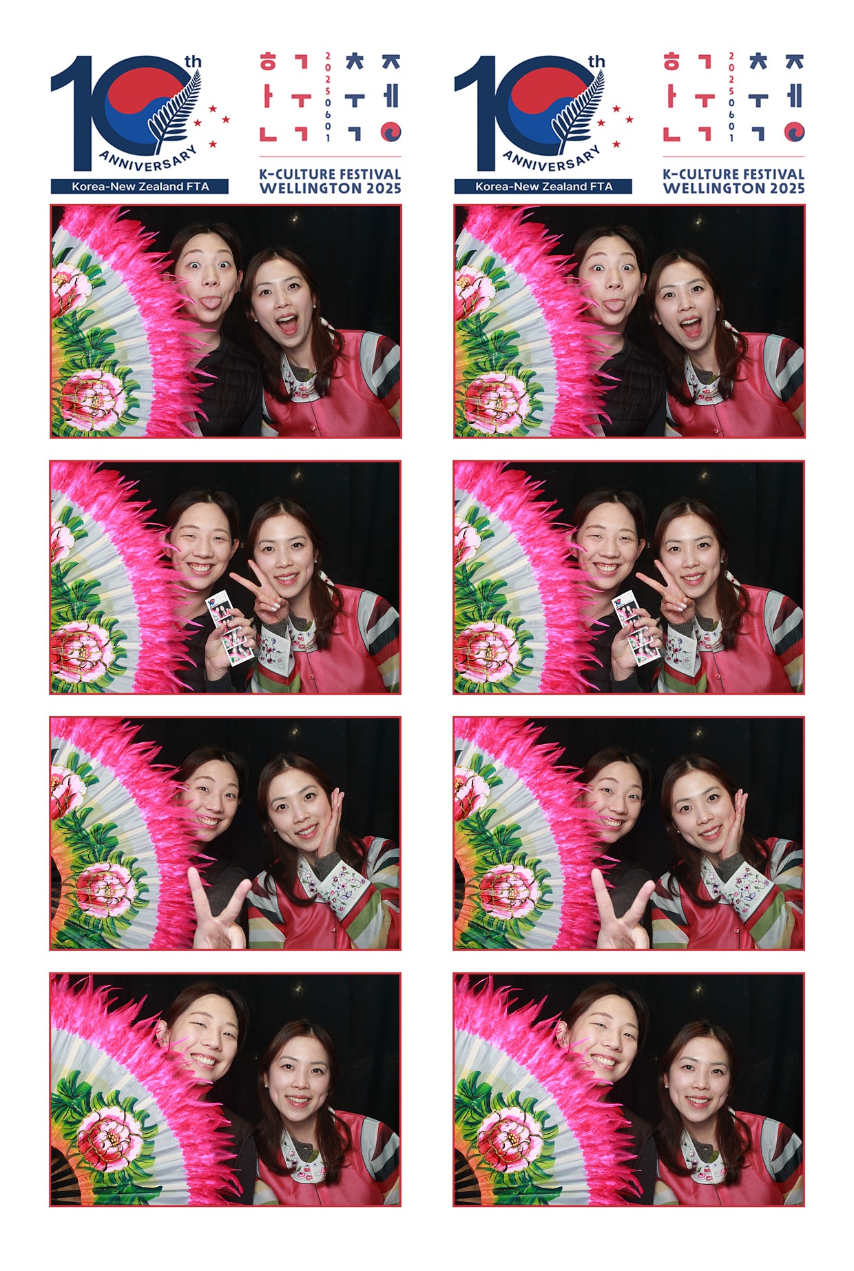 K-Culture Festival 2025 - Booth 2 | View more photos from the event at wgtngallery.classicphotobooths.co.nz/u/wgtncpbgallery/K-Culture-Festival-2025-Booth-2