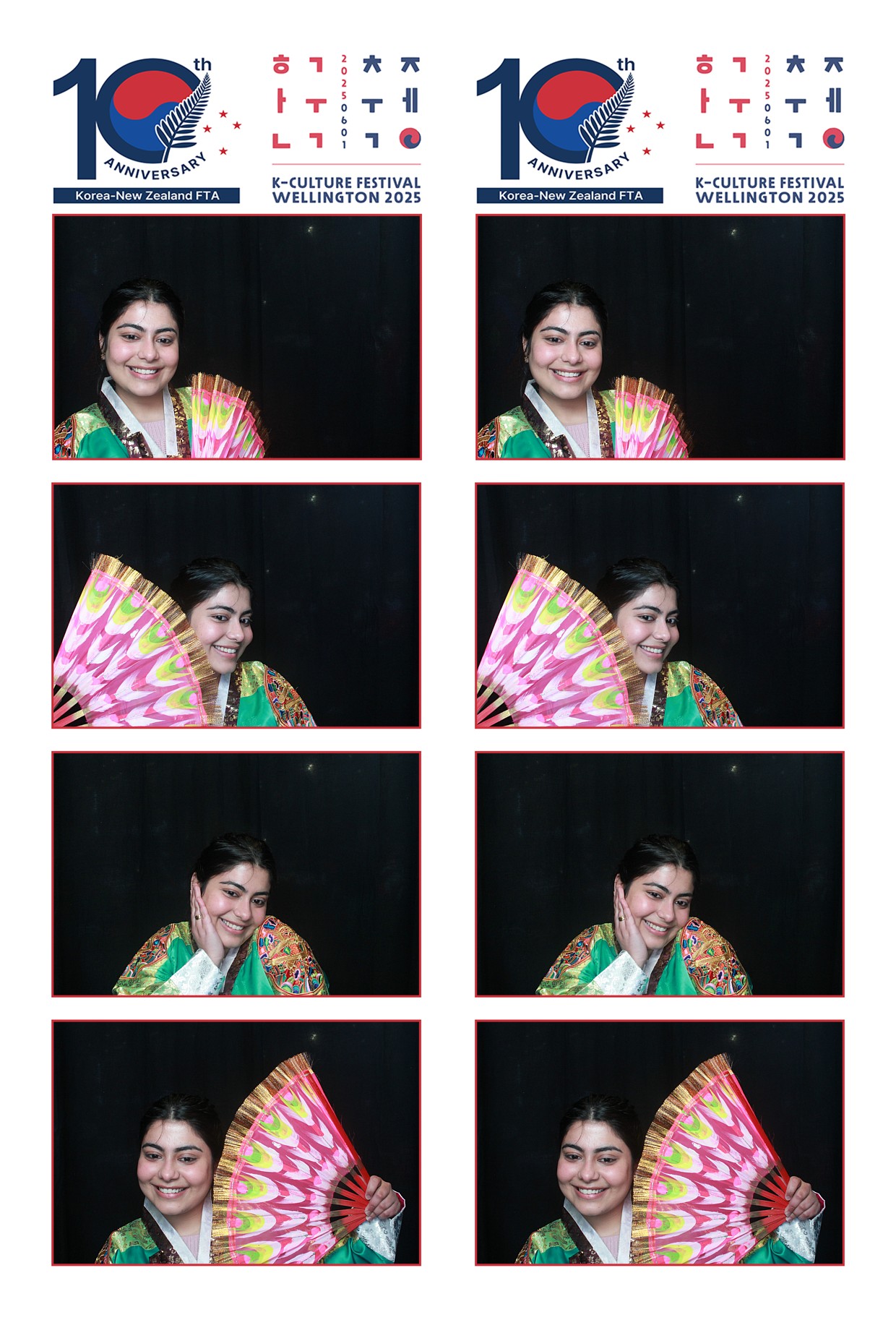 K-Culture Festival 2025 - Booth 2 | View more photos from the event at wgtngallery.classicphotobooths.co.nz/u/wgtncpbgallery/K-Culture-Festival-2025-Booth-2