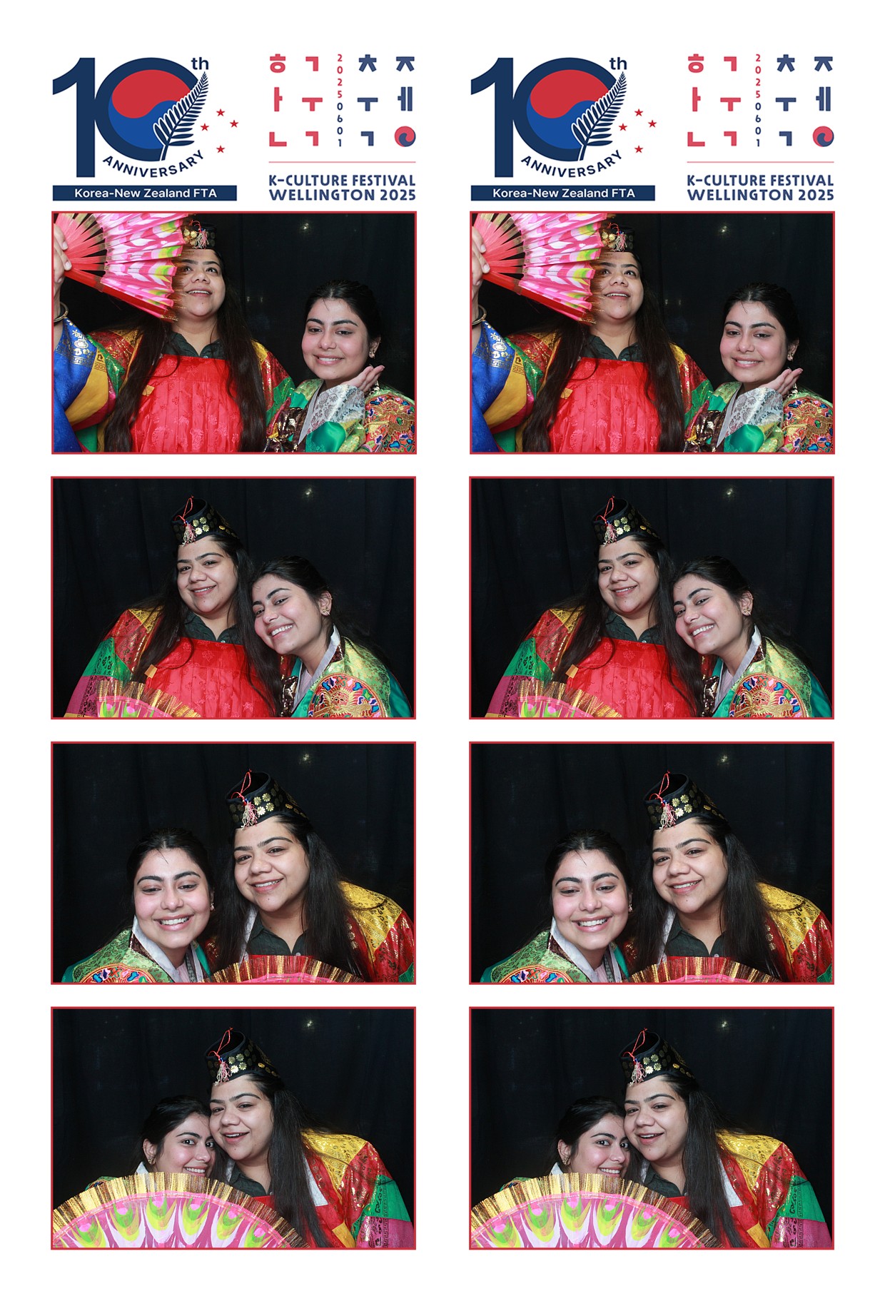 K-Culture Festival 2025 - Booth 2 | View more photos from the event at wgtngallery.classicphotobooths.co.nz/u/wgtncpbgallery/K-Culture-Festival-2025-Booth-2