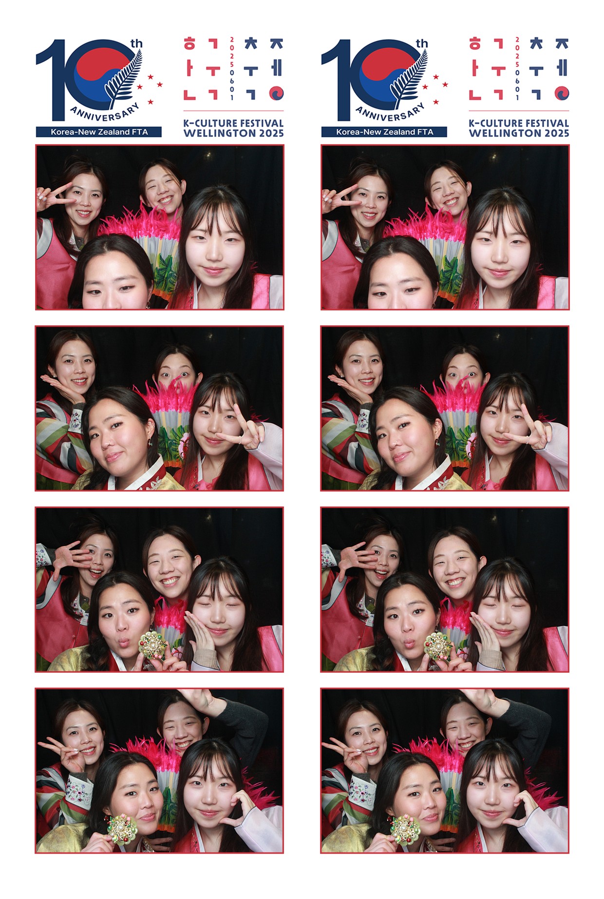 K-Culture Festival 2025 - Booth 2 | View more photos from the event at wgtngallery.classicphotobooths.co.nz/u/wgtncpbgallery/K-Culture-Festival-2025-Booth-2