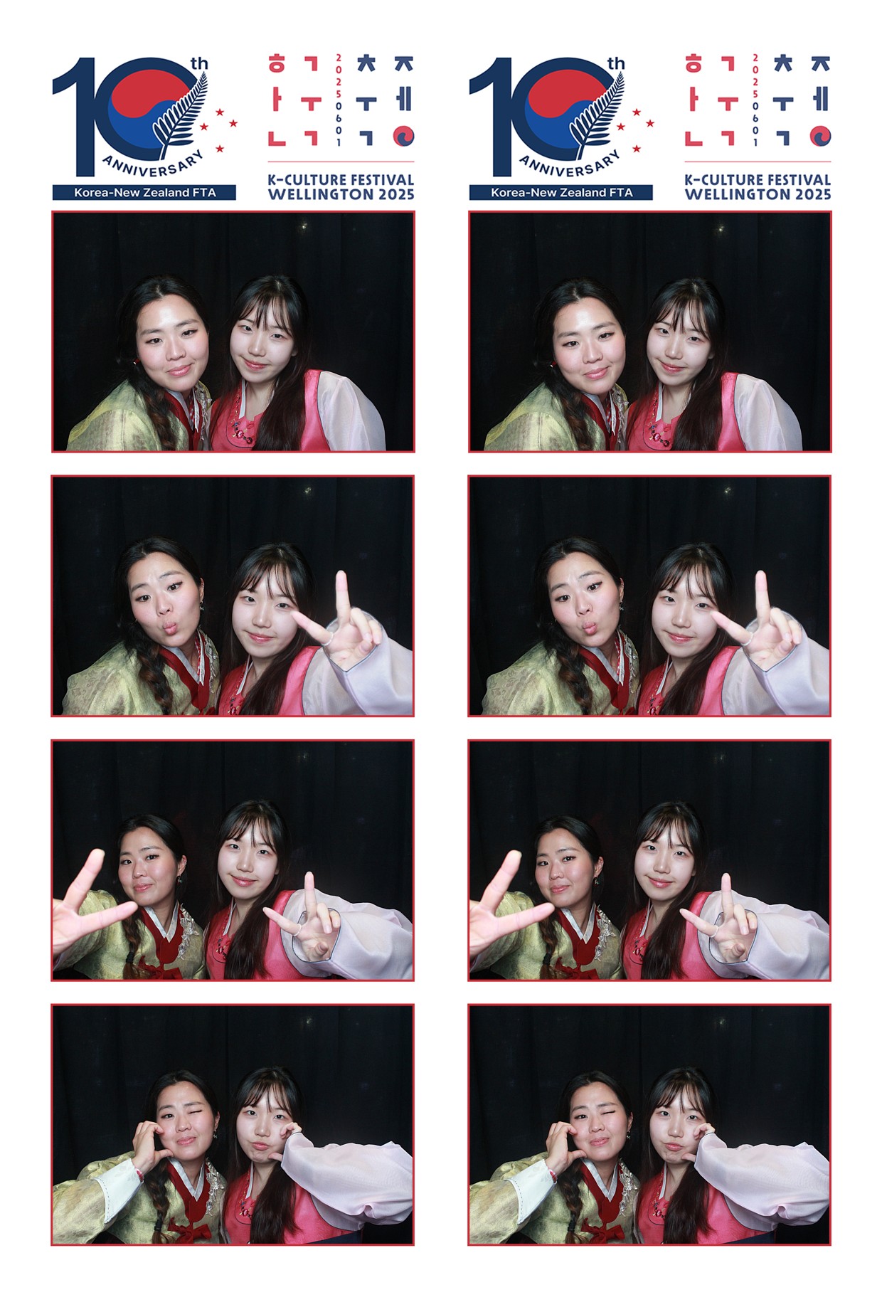 K-Culture Festival 2025 - Booth 2 | View more photos from the event at wgtngallery.classicphotobooths.co.nz/u/wgtncpbgallery/K-Culture-Festival-2025-Booth-2