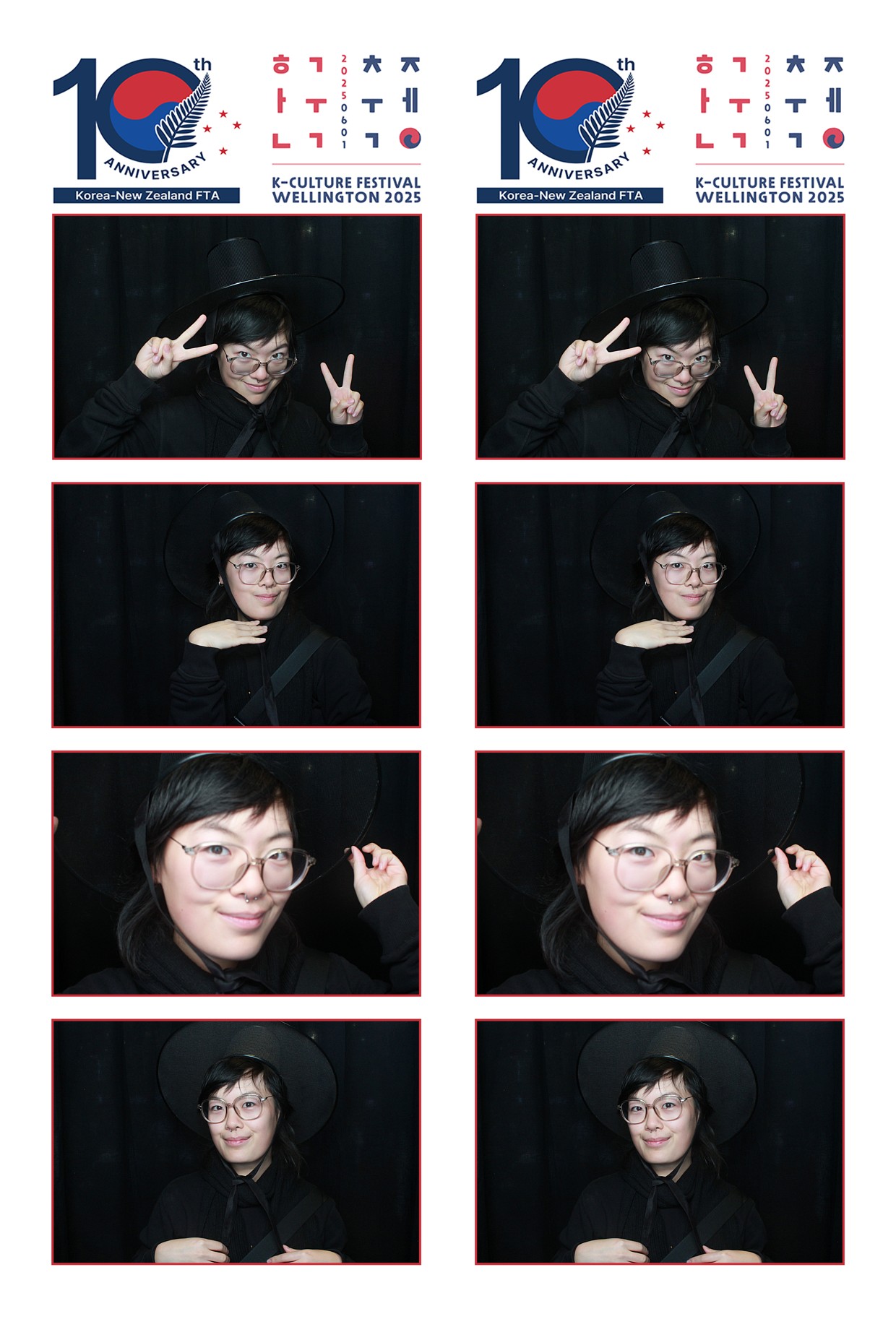 K-Culture Festival 2025 - Booth 2 | View more photos from the event at wgtngallery.classicphotobooths.co.nz/u/wgtncpbgallery/K-Culture-Festival-2025-Booth-2