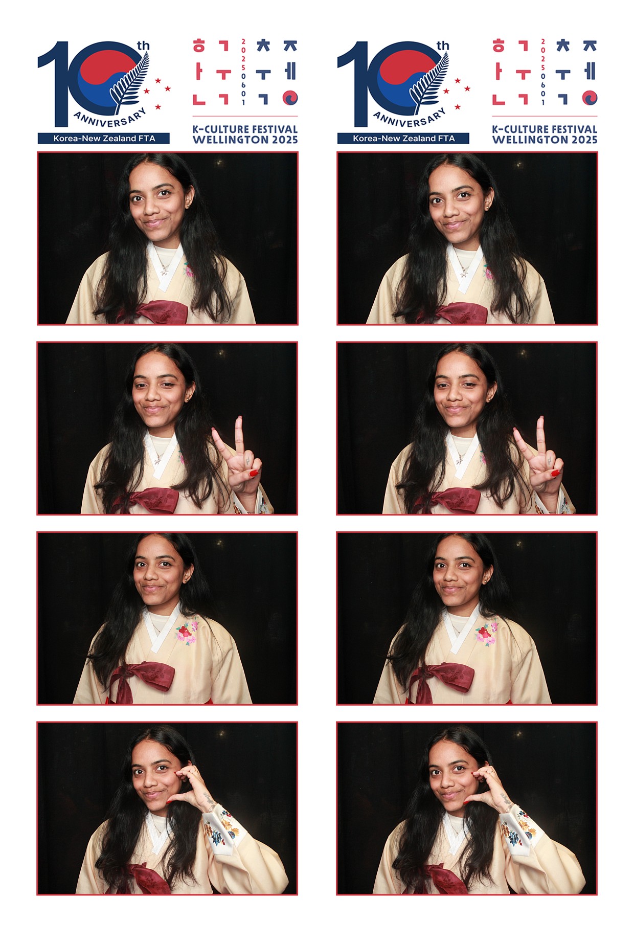 K-Culture Festival 2025 - Booth 2 | View more photos from the event at wgtngallery.classicphotobooths.co.nz/u/wgtncpbgallery/K-Culture-Festival-2025-Booth-2