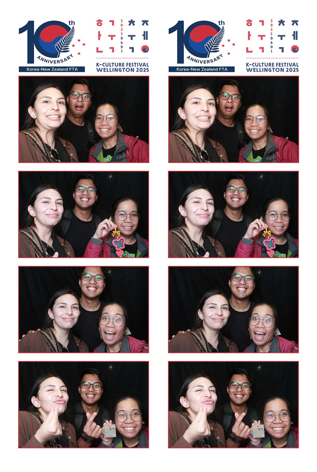 K-Culture Festival 2025 - Booth 2 | View more photos from the event at wgtngallery.classicphotobooths.co.nz/u/wgtncpbgallery/K-Culture-Festival-2025-Booth-2