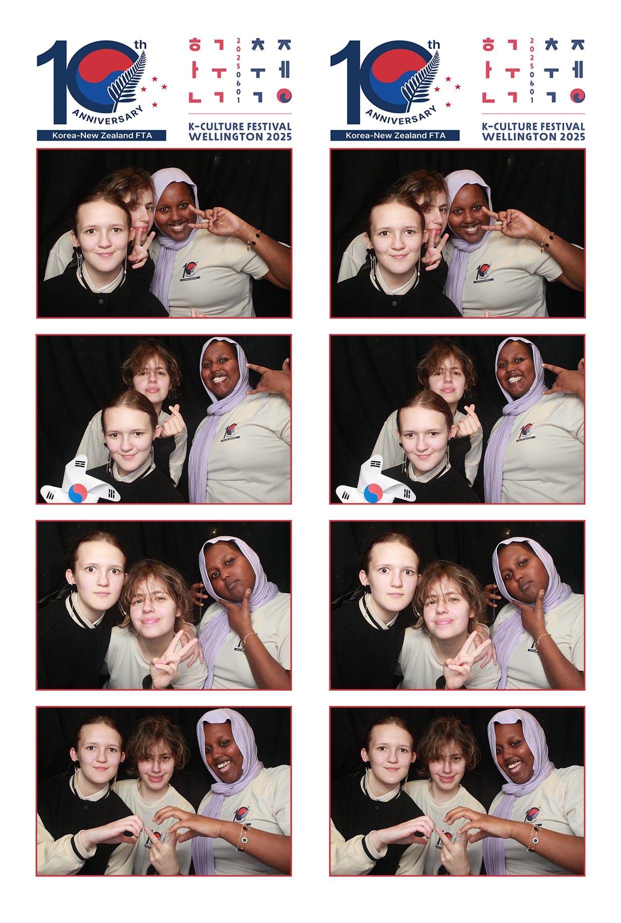 K-Culture Festival 2025 - Booth 2 | View more photos from the event at wgtngallery.classicphotobooths.co.nz/u/wgtncpbgallery/K-Culture-Festival-2025-Booth-2