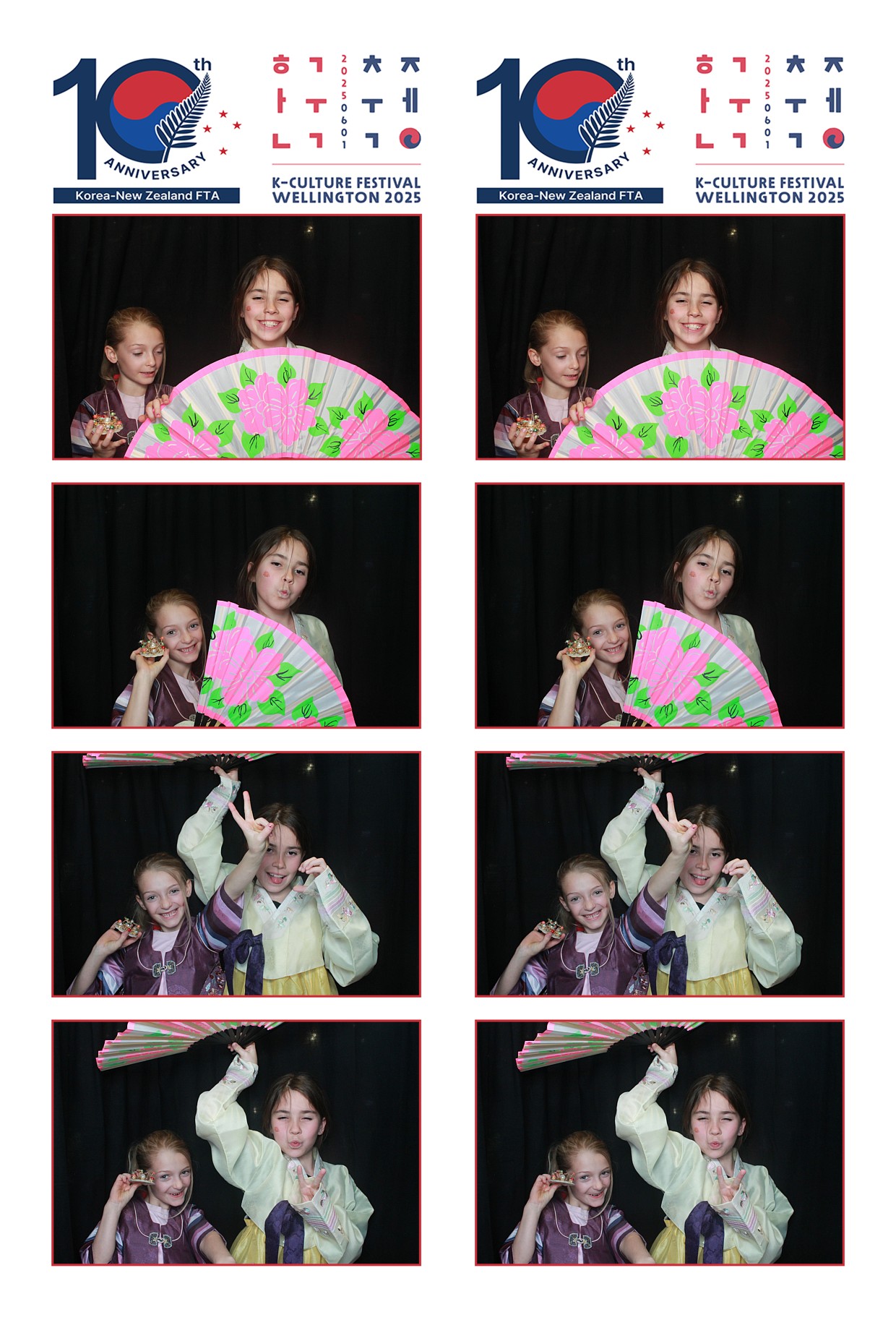 K-Culture Festival 2025 - Booth 2 | View more photos from the event at wgtngallery.classicphotobooths.co.nz/u/wgtncpbgallery/K-Culture-Festival-2025-Booth-2