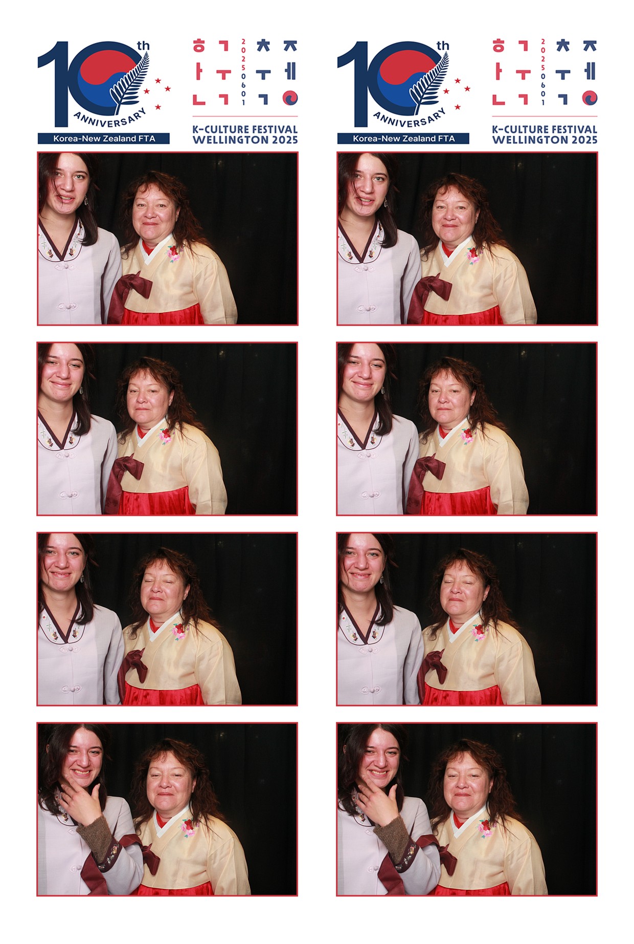 K-Culture Festival 2025 - Booth 2 | View more photos from the event at wgtngallery.classicphotobooths.co.nz/u/wgtncpbgallery/K-Culture-Festival-2025-Booth-2