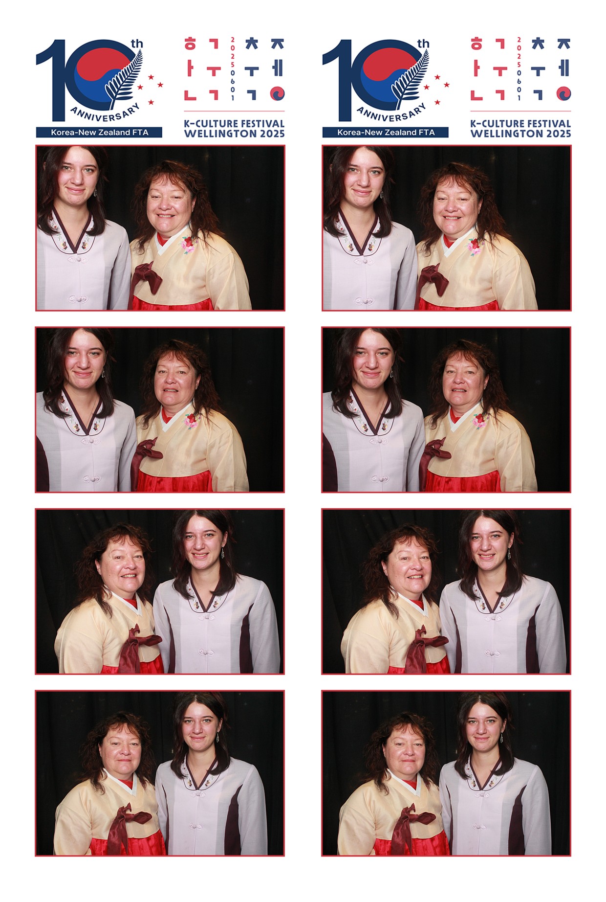 K-Culture Festival 2025 - Booth 2 | View more photos from the event at wgtngallery.classicphotobooths.co.nz/u/wgtncpbgallery/K-Culture-Festival-2025-Booth-2