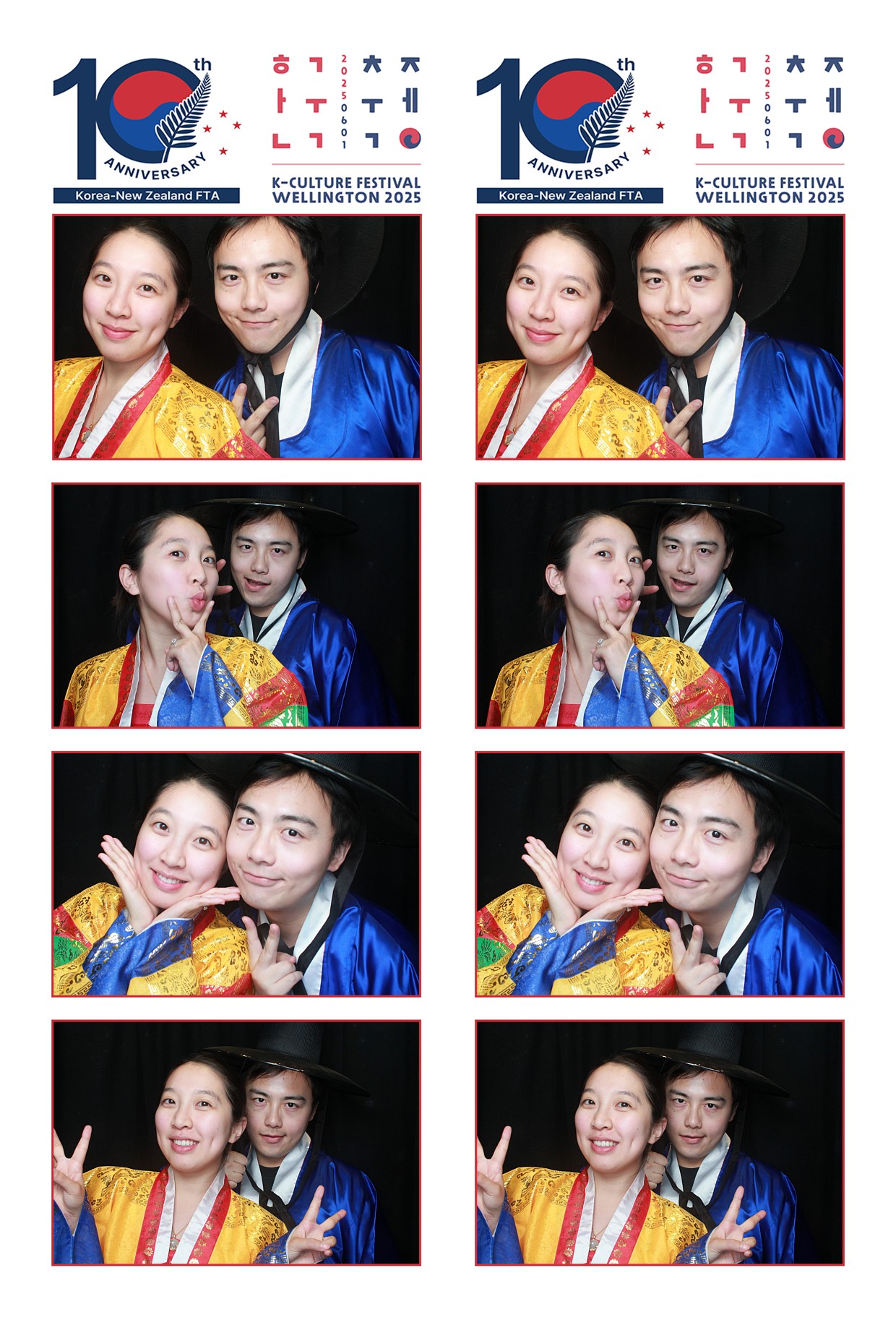 K-Culture Festival 2025 - Booth 2 | View more photos from the event at wgtngallery.classicphotobooths.co.nz/u/wgtncpbgallery/K-Culture-Festival-2025-Booth-2