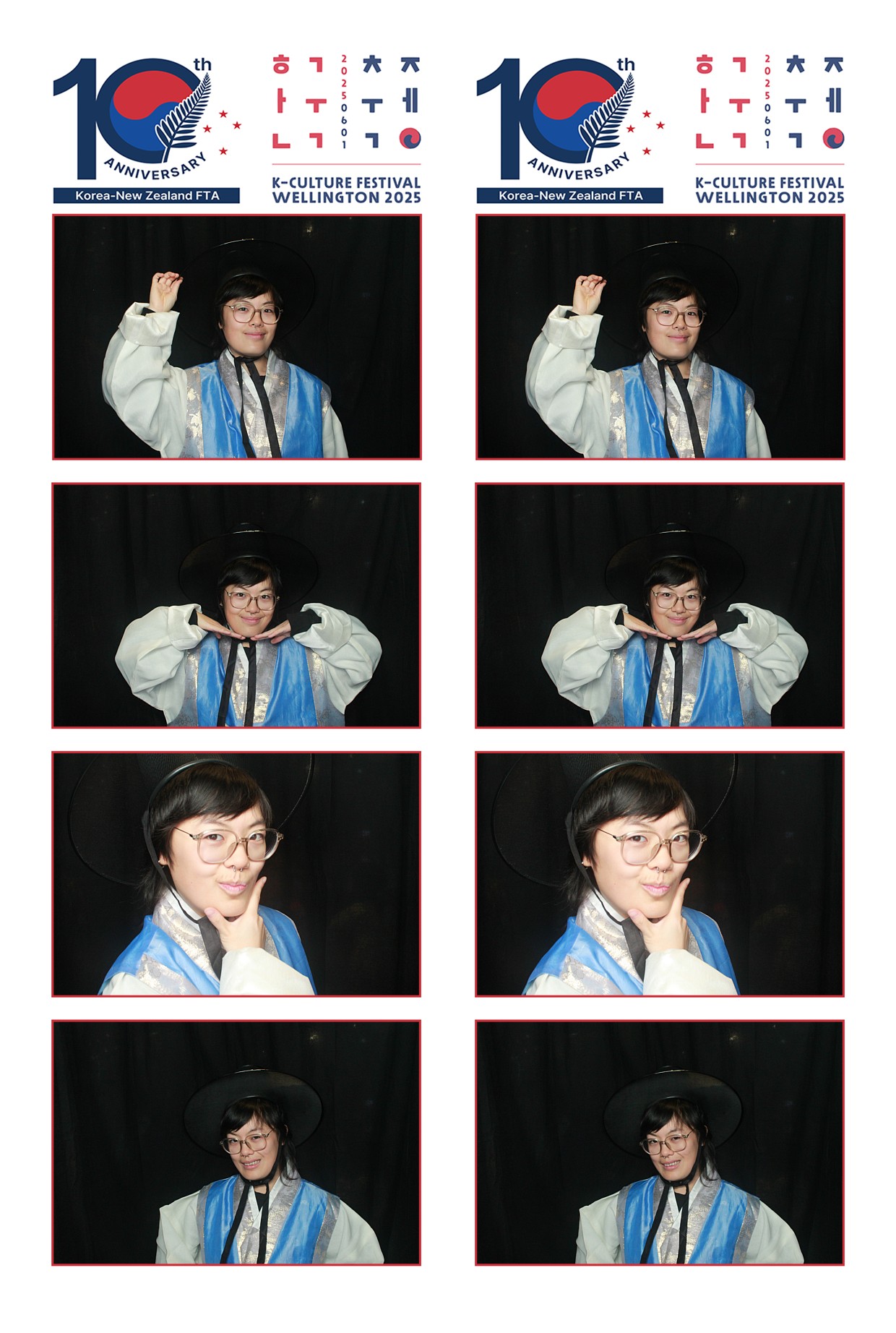 K-Culture Festival 2025 - Booth 2 | View more photos from the event at wgtngallery.classicphotobooths.co.nz/u/wgtncpbgallery/K-Culture-Festival-2025-Booth-2