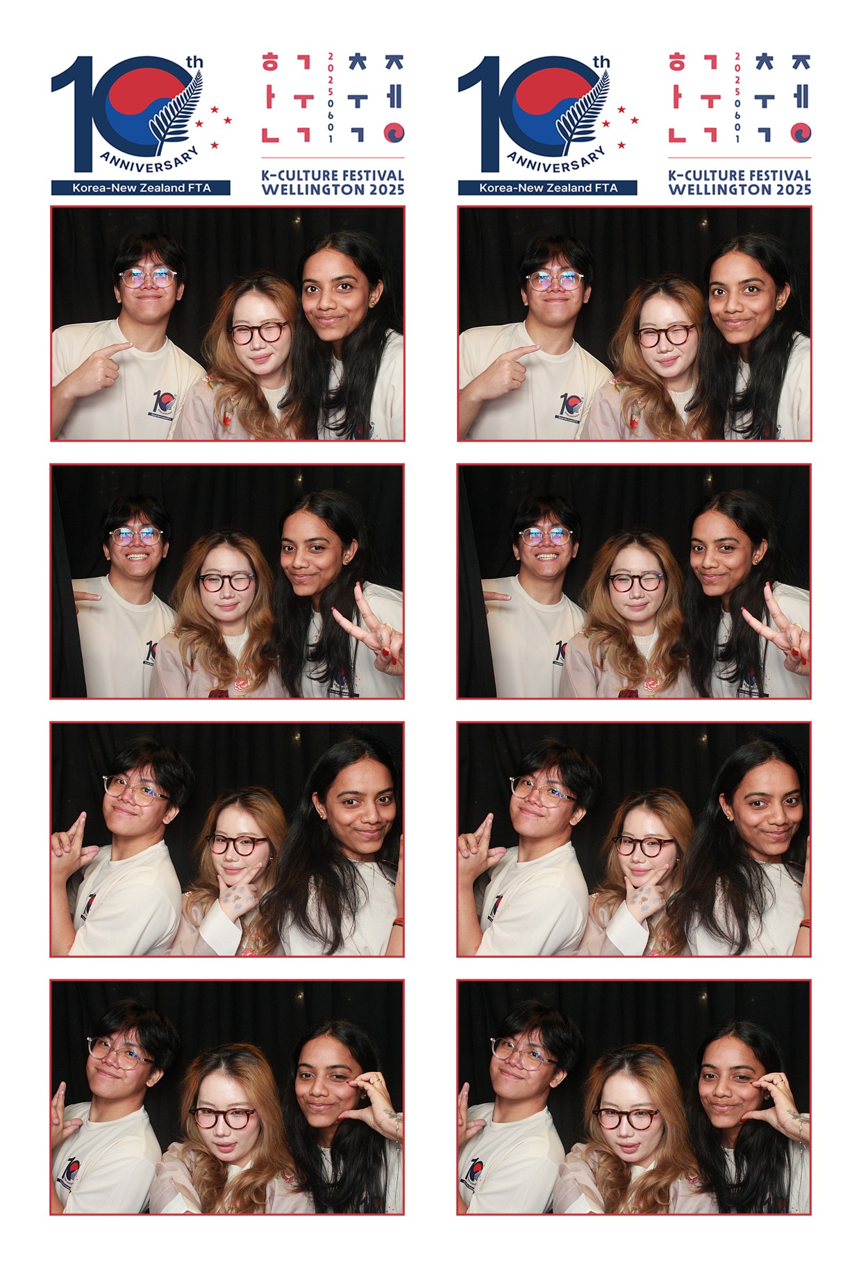 K-Culture Festival 2025 - Booth 2 | View more photos from the event at wgtngallery.classicphotobooths.co.nz/u/wgtncpbgallery/K-Culture-Festival-2025-Booth-2