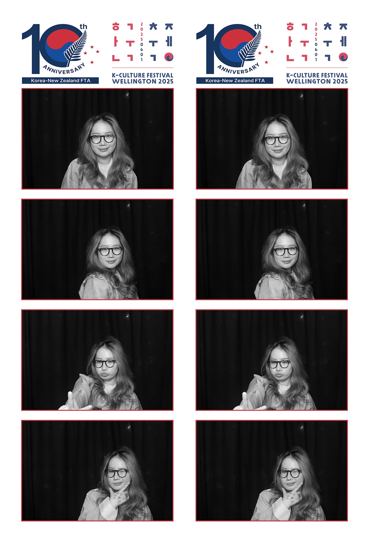 K-Culture Festival 2025 - Booth 2 | View more photos from the event at wgtngallery.classicphotobooths.co.nz/u/wgtncpbgallery/K-Culture-Festival-2025-Booth-2