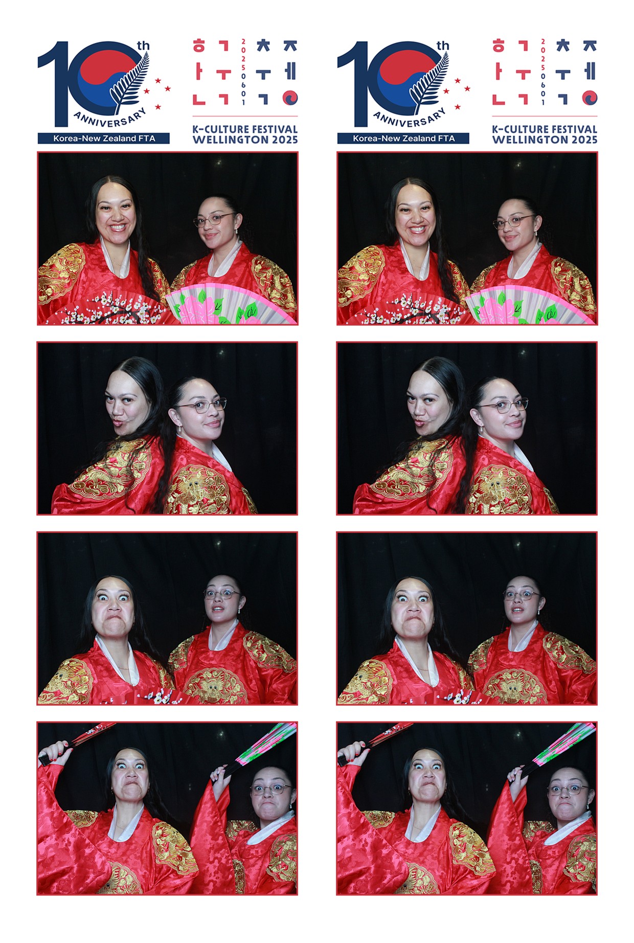 K-Culture Festival 2025 - Booth 2 | View more photos from the event at wgtngallery.classicphotobooths.co.nz/u/wgtncpbgallery/K-Culture-Festival-2025-Booth-2