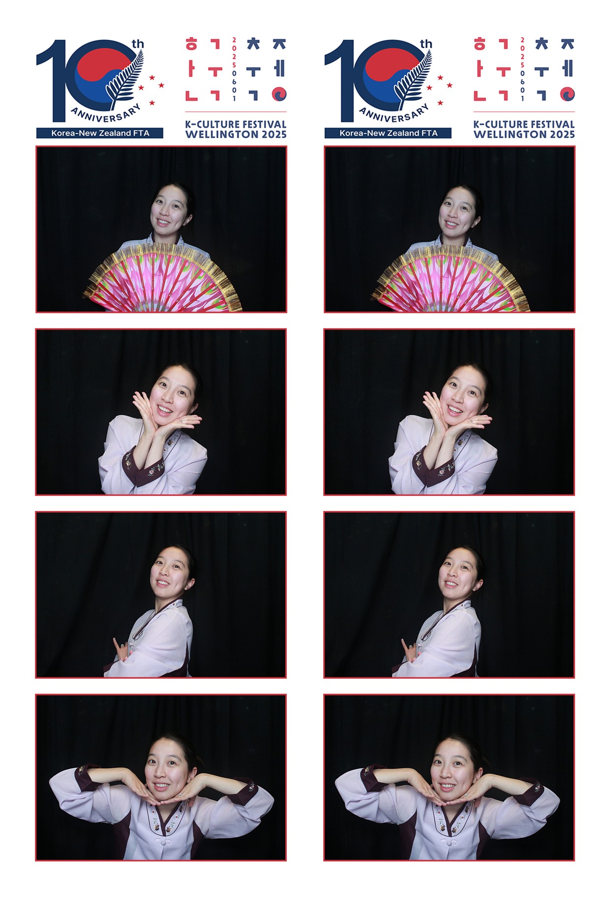 K-Culture Festival 2025 - Booth 2 | View more photos from the event at wgtngallery.classicphotobooths.co.nz/u/wgtncpbgallery/K-Culture-Festival-2025-Booth-2