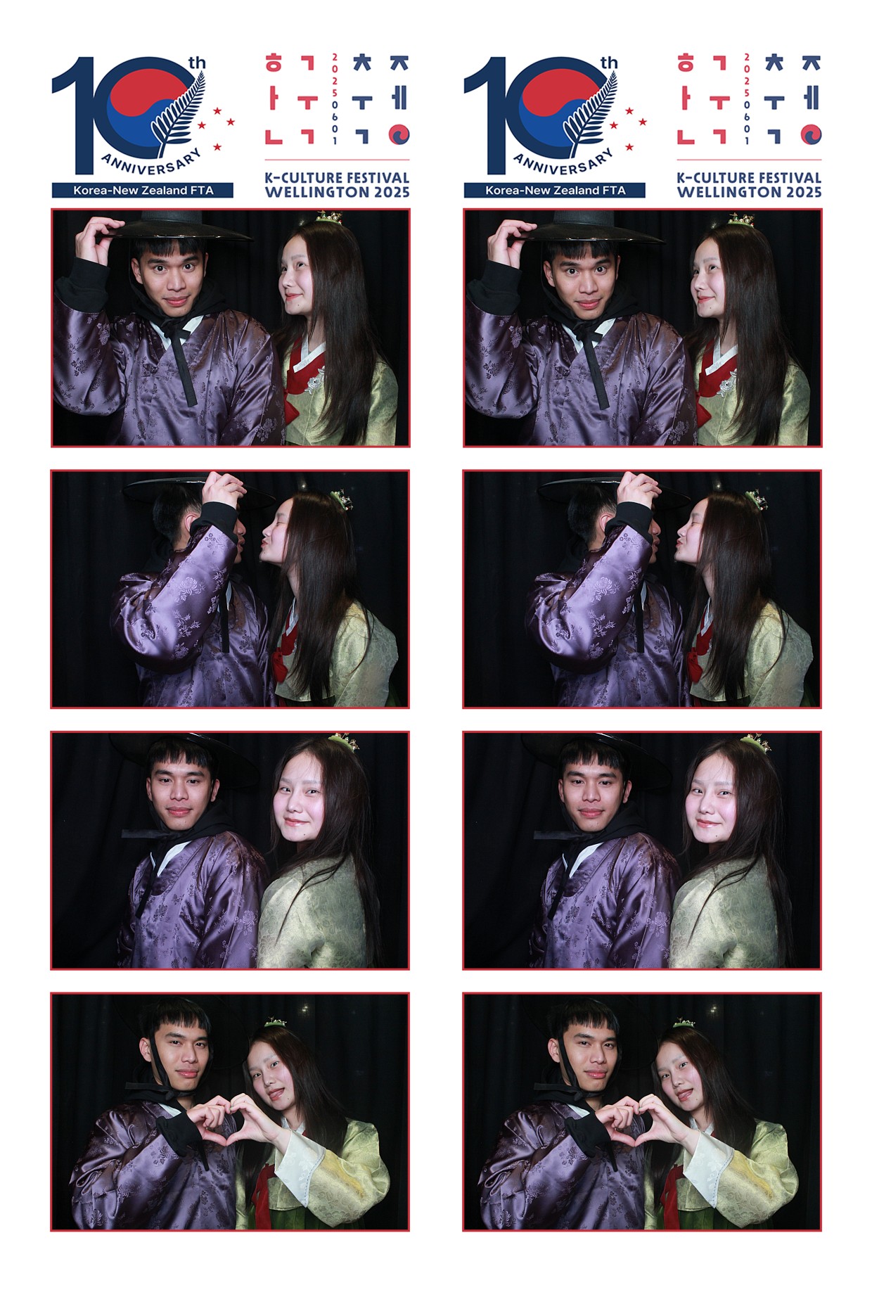 K-Culture Festival 2025 - Booth 2 | View more photos from the event at wgtngallery.classicphotobooths.co.nz/u/wgtncpbgallery/K-Culture-Festival-2025-Booth-2