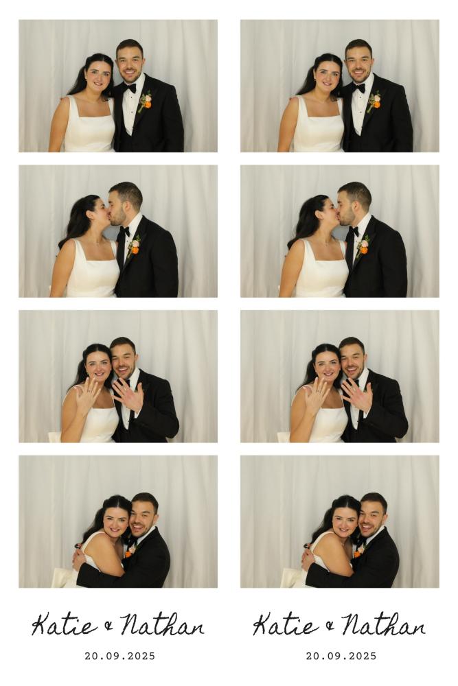 Katie & Nathan's Photo Booth at Coombe Lodge, Blagdon